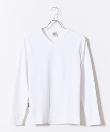 Chick（チック）の「AVIREX/アビレックス RIB L/S V-NECK T-SHIRT（Tシャツ/カットソー）」
