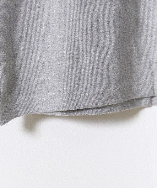 AVIREX（アヴィレックス）の「AVIREX/アビレックス RIB L/S V-NECK T-SHIRT（Tシャツ/カットソー・メンズ・ブラック/グレー/ホワイト/ネイビー/チャコール・S/XL/L/M）」の7枚目の写真
