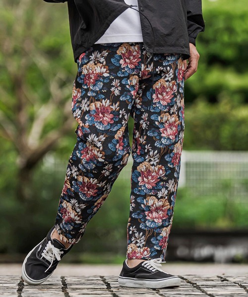 CAMBIO(カンビオ)の「mp15542- アンティークフラワー柄ゴブランパンツ(BP-BFA0149)(その他パンツ・メンズ・ブラック/ベージュ/ワイン・S/M/L)」の4枚目の写真