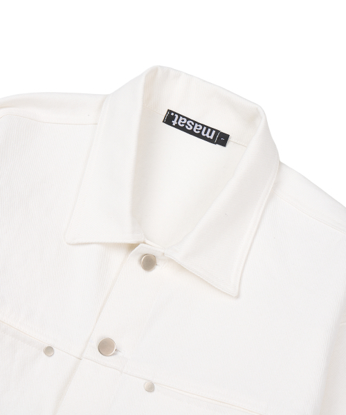 MASAT(マサット)の「ツイルトラッカージャケット _ オフホワイト(デニムジャケット・メンズ・その他・LARGE/X-LARGE)」の3枚目の写真