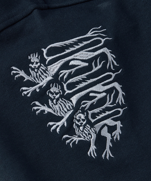 MAISON MINED（メゾンミネド）の「ナイト フードジップアップ ネイビー（パーカー・メンズ・その他・SMALL/MEDIUM/LARGE）」の11枚目の写真