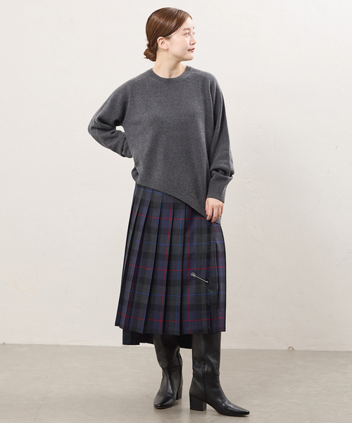 IENA(イエナ)の「O'neil of Dublin/オニールオブダブリン 別注 キルトスカート A16181(スカート・レディース・ブルー系その他/ブラック/カーキ・FREE)」の7枚目の写真