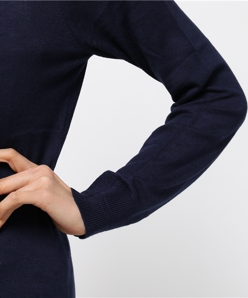 ikka（イッカ）の「14Gシルク混カーディガン（カーディガン/ボレロ・レディース・イエロー/ネイビー/オフホワイト/グレー/グリーン・LARGE/MEDIUM）」の8枚目の写真