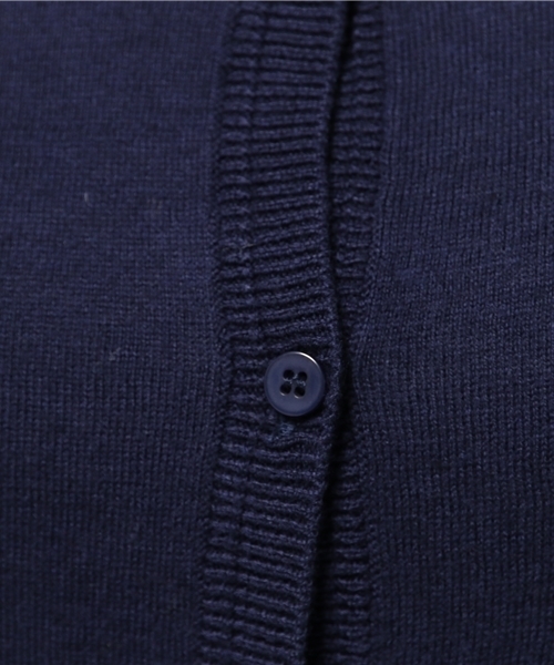 ikka（イッカ）の「14Gシルク混カーディガン（カーディガン/ボレロ・レディース・イエロー/ネイビー/オフホワイト/グレー/グリーン・LARGE/MEDIUM）」の10枚目の写真