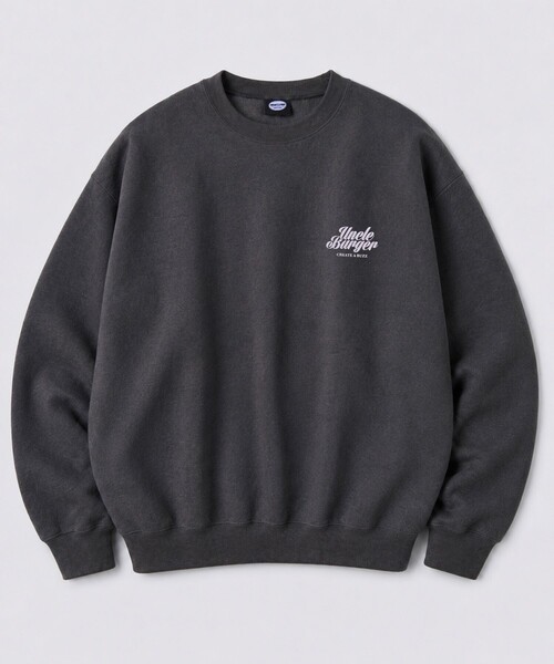 FREAK'S STORE（フリークスストア）の「限定展開 アンクル ハンバーガー クルーネック スウェット（スウェット・メンズ・スミクロ/アッシュグレー/ピンク/ブラウン・SMALL/MEDIUM/LARGE）」の12枚目の写真