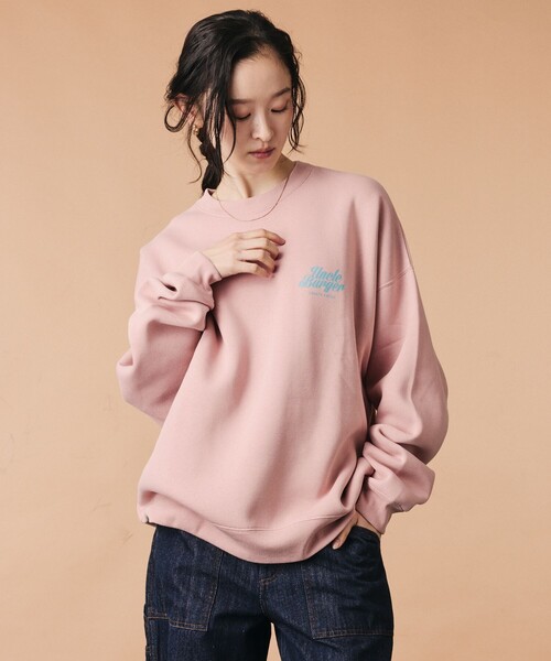 FREAK'S STORE（フリークスストア）の「限定展開 アンクル ハンバーガー クルーネック スウェット（スウェット・メンズ・スミクロ/アッシュグレー/ピンク/ブラウン・SMALL/MEDIUM/LARGE）」の17枚目の写真