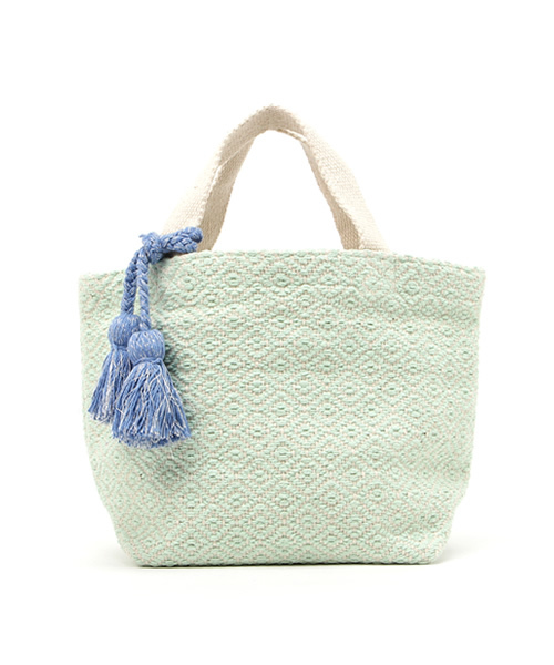 SEVENDAYS=SUNDAY（セブンデイズサンデイ）の「ＬＰ　ｔｏｔｏ　ｂａｇ＿ｄｉａｍｏｎｄ（ショルダーバッグ・レディース・ブラック/ミント/オフホワイト・FREE）」の13枚目の写真