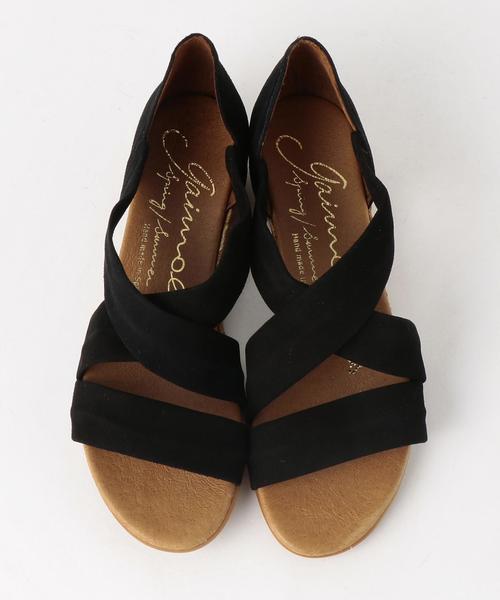 GAIMO（ガイモ）の「＜Gaimo＞スウェード NUNCA エスパ◆（サンダル・レディース・ライトグレー/ブラック・35/37/38/36）」の8枚目の写真