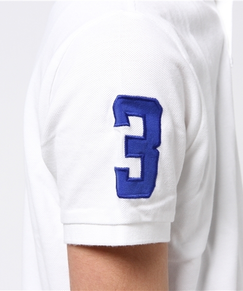 POLO RALPH LAUREN（ポロ ラルフ ローレン）の「カスタムフィット Big Pony ポロシャツ（ポロシャツ・メンズ・ホワイト・MEDIUM/X-SMALL/LARGE/SMALL/X-LARGE）」の5枚目の写真