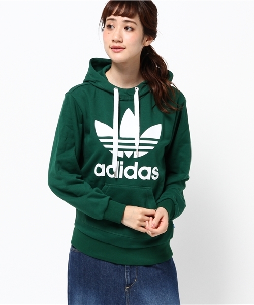 adidas（アディダス）の「オリジナルス パーカー[TREFOIIL LONG HOODIE