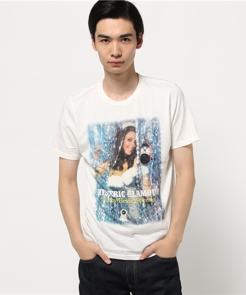 HYSTERIC GLAMOUR（ヒステリックグラマー）の「VIP-WINTER 1968 pt T-SH（Tシャツ/カットソー・メンズ・ホワイト/ピンク/ブラック・SMALL/MEDIUM/LARGE）」の14枚目の写真