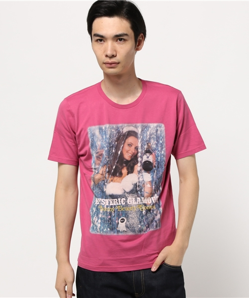 HYSTERIC GLAMOUR（ヒステリックグラマー）の「VIP-WINTER 1968 pt T-SH（Tシャツ/カットソー・メンズ・ホワイト/ピンク/ブラック・SMALL/MEDIUM/LARGE）」の16枚目の写真