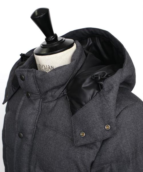 green label relaxing（グリーンレーベルリラクシング）の「TAS/FLN/TIGHT/ダウンブルゾン◆（ダウンジャケット/コート・メンズ・グレー/オリーブ/ネイビー・X-SMALL/SMALL/MEDIUM/LARGE/X-LARGE/XX-LARGE）」の13枚目の写真