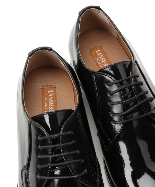 LASSU&FRISS（ラスアンドフリス）の「『LASUU&FRISS/ラスアンドフリス』プレーントゥシューズ【m】（ドレスシューズ・メンズ・ブラック/ブラウン・42/43/41/44/40）」の8枚目の写真