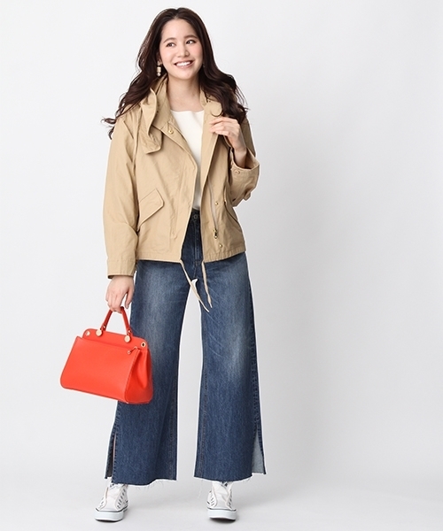 Andemiu（アンデミュウ）の「マウンテンパーカー748844（マウンテンパーカー・レディース・ベージュ/カーキ・MEDIUM/SMALL）」の4枚目の写真