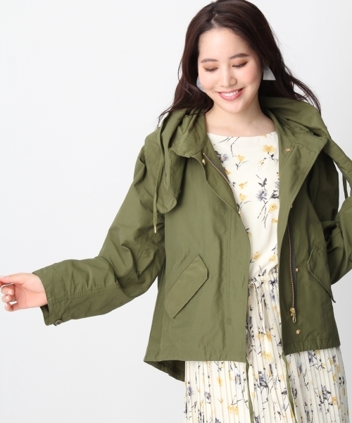 Andemiu（アンデミュウ）の「マウンテンパーカー748844（マウンテンパーカー・レディース・ベージュ/カーキ・MEDIUM/SMALL）」の5枚目の写真