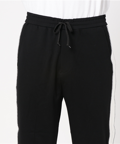 JACKROSE（ジャックローズ）の「サイドラインアンクルカットトラックパンツ（その他パンツ・メンズ・ブラック×ホワイト・L/M）」の3枚目の写真