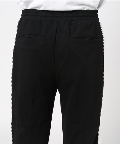 JACKROSE（ジャックローズ）の「サイドラインアンクルカットトラックパンツ（その他パンツ・メンズ・ブラック×ホワイト・L/M）」の4枚目の写真