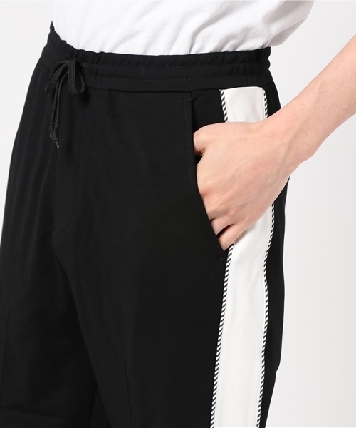 JACKROSE（ジャックローズ）の「サイドラインアンクルカットトラックパンツ（その他パンツ・メンズ・ブラック×ホワイト・L/M）」の5枚目の写真