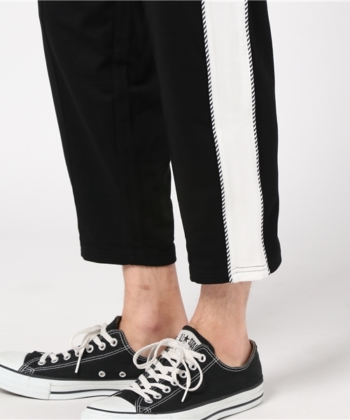 JACKROSE（ジャックローズ）の「サイドラインアンクルカットトラックパンツ（その他パンツ・メンズ・ブラック×ホワイト・L/M）」の6枚目の写真