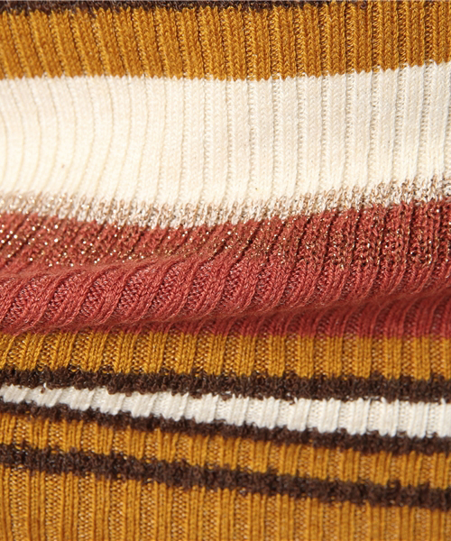 SWINGLE(スウィングル)の「【雑誌掲載】マルチボーダープルオーバー◆(Tシャツ/カットソー・レディース・ブラウン系その他/ブルー系その他/イエロー系その他・SMALL)」の9枚目の写真