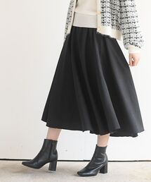 ツイルピーチ起毛ロングスカート