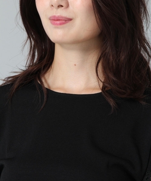 Andemiu（アンデミュウ）の「ソデレースニットプルオーバー769080（ニット/セーター・レディース・ブラウン/グレー/ブラック・FREE）」の11枚目の写真