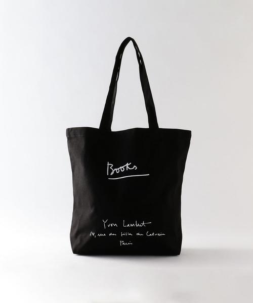 Steven Alan（スティーブンアラン）の「＜Yvon Lambert＞ BOOK BAG/ﾄｰﾄﾊﾞｯｸﾞ（トートバッグ・メンズ・ブラック/ホワイト・FREE）」の3枚目の写真