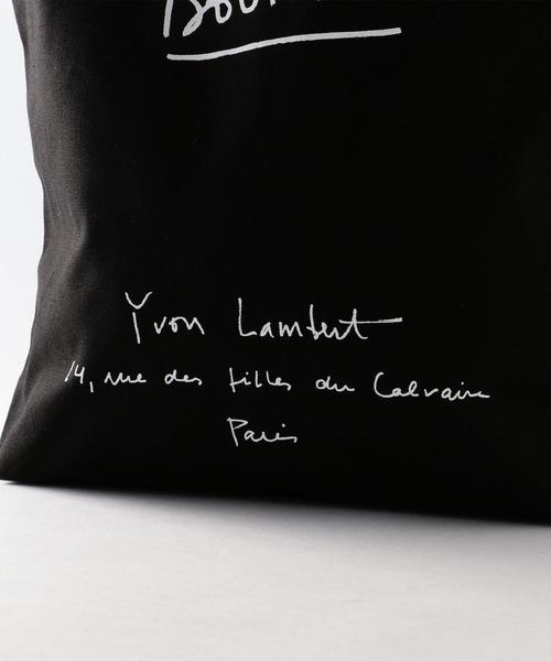 Steven Alan（スティーブンアラン）の「＜Yvon Lambert＞ BOOK BAG/ﾄｰﾄﾊﾞｯｸﾞ（トートバッグ・メンズ・ブラック/ホワイト・FREE）」の8枚目の写真