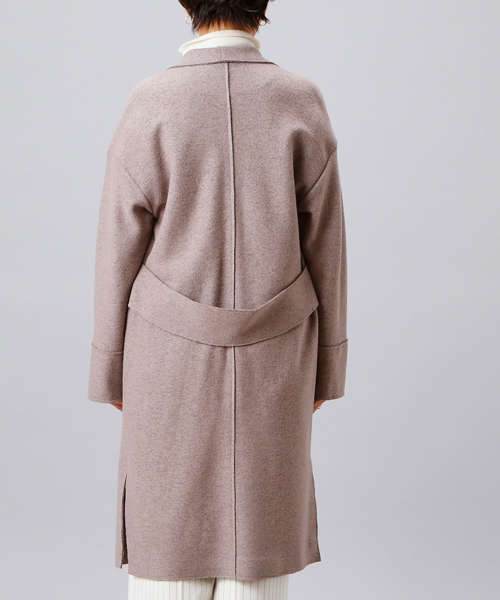 RIVE DROITE（リヴドロワ）の「ウールブークレコート（その他アウター・レディース・ブラック/ライトグレー/ピンク・FREE）」の10枚目の写真