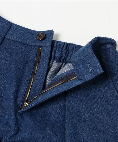 POU DOU DOU（プードゥドゥ）の「裾スカラップタックパンツ（その他パンツ・レディース・インディゴブルー/ベージュ/カーキ/ネイビー/ライトグリーン/ライトベージュ・3）」の13枚目の写真