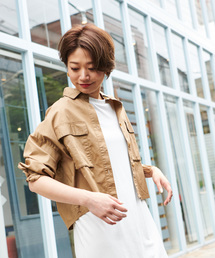 CIAOPANIC | 綿ツイルフラップポケット付きシャツ(シャツ/ブラウス)