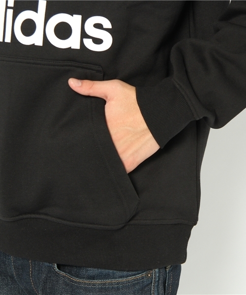 adidas Originals（アディダスオリジナルス）の「アディダス フーディ パーカー <adidas ADI TREFOIL HOODY>（パーカー・メンズ・ブラック/ネイビー・MEDIUM/LARGE/X-LARGE）」の7枚目の写真