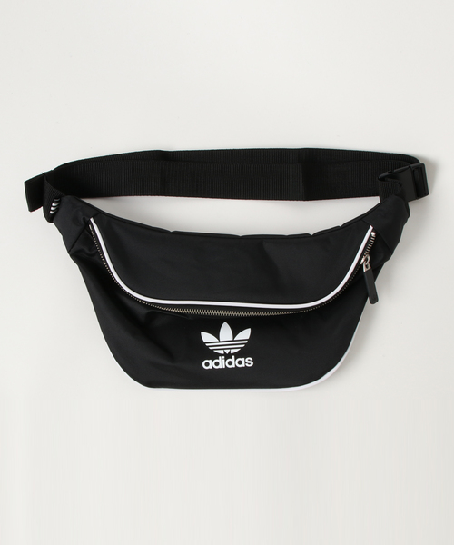 adidas（アディダス）の「オリジナルス ウエストバッグ ［AC WAISTBAG］（ボディバッグ/ウエストポーチ・メンズ・ネイビー/ブラック/ライトイエロー/レッド・FREE）」の2枚目の写真