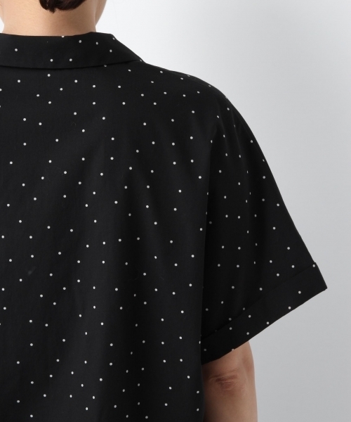 LEPSIM(レプシィム)の「カイキンスキッパーガラシャツ 784585(シャツ/ブラウス・レディース・ネイビー/イエロー/ドット・FREE)」の16枚目の写真