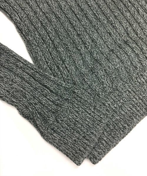 A.S.M（エーエスエム）の「コットンリブ編みタートルネックセーター（ニット/セーター・メンズ・チャコールグレー/ブラック/レッド/オフホワイト/カーキ/ワインレッド/杢グレー/キャメル・48/50）」の18枚目の写真