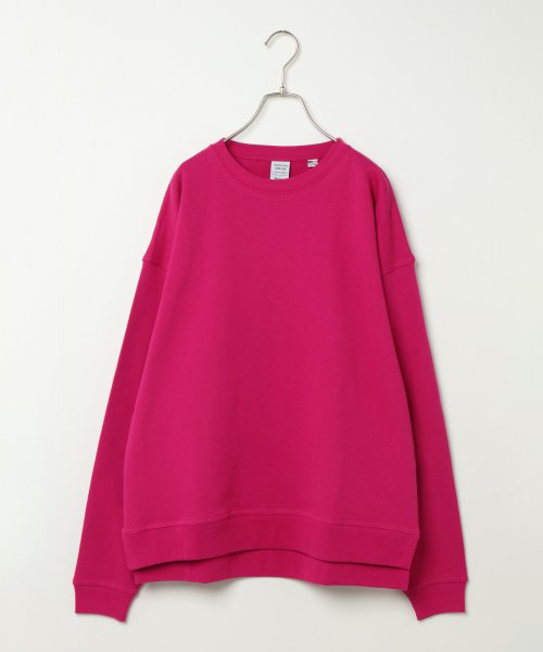 VENCEEXCHANGE（ヴァンスエクスチェンジ）の「WEB限定 USAコットンワイドシルエットプルオーバー（スウェット・メンズ・ホワイト/ブラック/パープル/ブラウン/ピンク/オレンジ/ワインレッド・LL/M/L）」の5枚目の写真