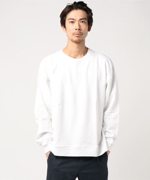 VENCEEXCHANGE（ヴァンスエクスチェンジ）の「WEB限定 USAコットンワイドシルエットプルオーバー（スウェット・メンズ・ホワイト/ブラック/パープル/ブラウン/ピンク/オレンジ/ワインレッド・LL/M/L）」の10枚目の写真