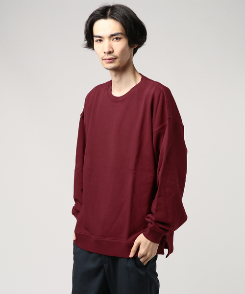 VENCEEXCHANGE（ヴァンスエクスチェンジ）の「WEB限定 USAコットンワイドシルエットプルオーバー（スウェット・メンズ・ホワイト/ブラック/パープル/ブラウン/ピンク/オレンジ/ワインレッド・LL/M/L）」の15枚目の写真