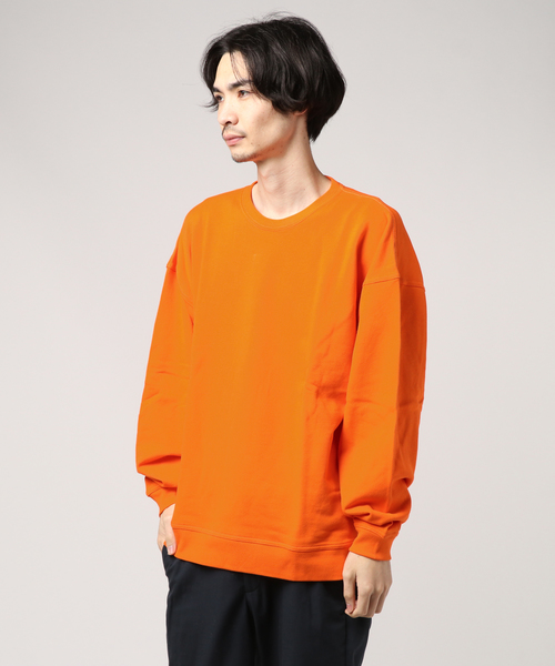 VENCEEXCHANGE（ヴァンスエクスチェンジ）の「WEB限定 USAコットンワイドシルエットプルオーバー（スウェット・メンズ・ホワイト/ブラック/パープル/ブラウン/ピンク/オレンジ/ワインレッド・LL/M/L）」の13枚目の写真