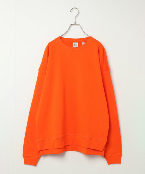 VENCEEXCHANGE（ヴァンスエクスチェンジ）の「WEB限定 USAコットンワイドシルエットプルオーバー（スウェット・メンズ・ホワイト/ブラック/パープル/ブラウン/ピンク/オレンジ/ワインレッド・LL/M/L）」の17枚目の写真