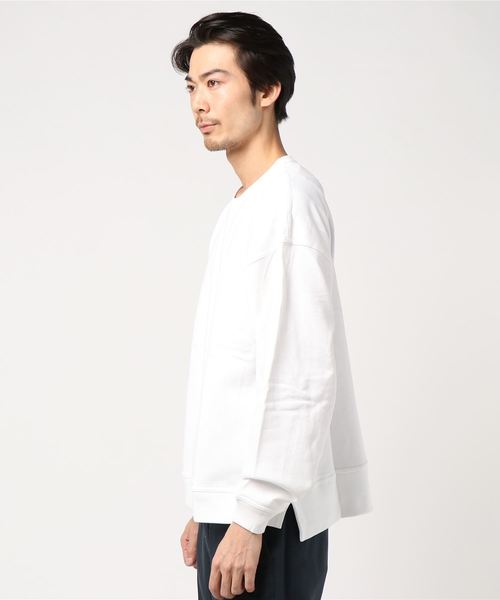 VENCEEXCHANGE（ヴァンスエクスチェンジ）の「WEB限定 USAコットンワイドシルエットプルオーバー（スウェット・メンズ・ホワイト/ブラック/パープル/ブラウン/ピンク/オレンジ/ワインレッド・LL/M/L）」の9枚目の写真