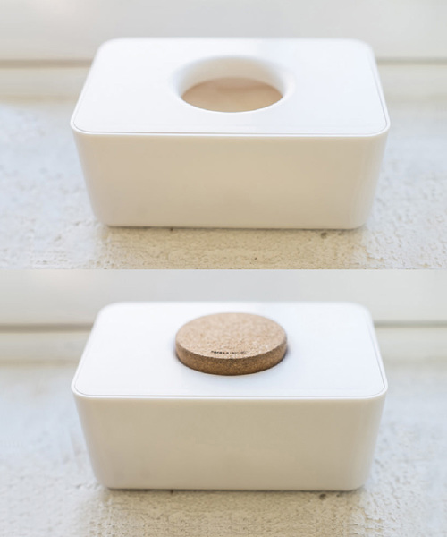 sarasa design(サラサデザイン)の「b2c ウェットティッシュホルダー コルク蓋(おむつ用品/おむつポーチ・レディース・ホワイト/チャコールグレー/ライトグレー/ブラック・ONE SIZE)」の15枚目の写真