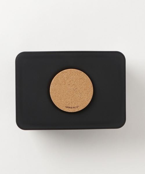 sarasa design(サラサデザイン)の「b2c ウェットティッシュホルダー コルク蓋(おむつ用品/おむつポーチ・レディース・ホワイト/チャコールグレー/ライトグレー/ブラック・ONE SIZE)」の8枚目の写真