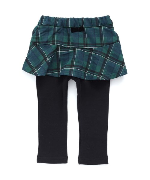 apres les cours（アプレレクール）の「裏シャギースカッツ（スカート・キッズ・ネイビー/グレー/グリーン・90/80/120/130/140/110/100）」の9枚目の写真