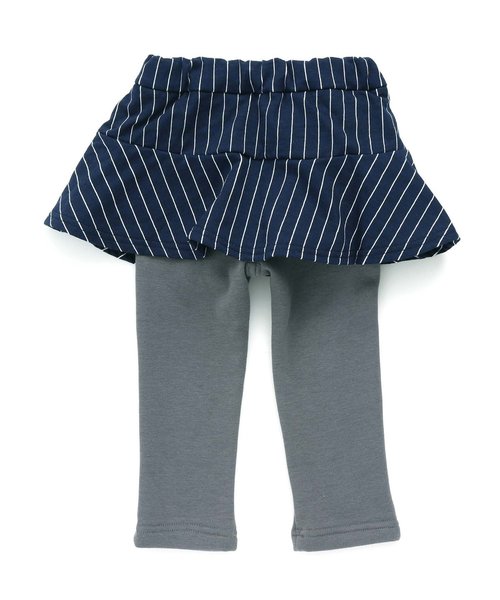 apres les cours（アプレレクール）の「裏シャギースカッツ（スカート・キッズ・ネイビー/グレー/グリーン・90/80/120/130/140/110/100）」の5枚目の写真