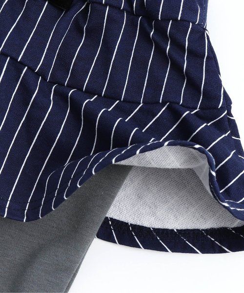 apres les cours（アプレレクール）の「裏シャギースカッツ（スカート・キッズ・ネイビー/グレー/グリーン・90/80/120/130/140/110/100）」の8枚目の写真