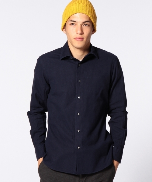 UNITED ARROWS（ユナイテッドアローズ）の「UA コットンフラノシャツ（mg1311uB)  ◆（シャツ/ブラウス・メンズ・ホワイト/グレー/ライトブルー/ネイビー/ロイヤルブルー・X-SMALL/SMALL/MEDIUM/LARGE/X-LARGE）」の5枚目の写真