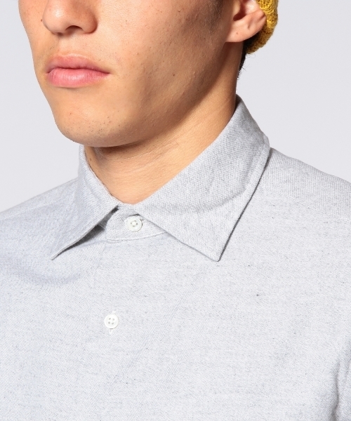 UNITED ARROWS（ユナイテッドアローズ）の「UA コットンフラノシャツ（mg1311uB)  ◆（シャツ/ブラウス・メンズ・ホワイト/グレー/ライトブルー/ネイビー/ロイヤルブルー・X-SMALL/SMALL/MEDIUM/LARGE/X-LARGE）」の9枚目の写真