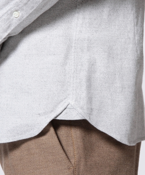 UNITED ARROWS（ユナイテッドアローズ）の「UA コットンフラノシャツ（mg1311uB)  ◆（シャツ/ブラウス・メンズ・ホワイト/グレー/ライトブルー/ネイビー/ロイヤルブルー・X-SMALL/SMALL/MEDIUM/LARGE/X-LARGE）」の13枚目の写真